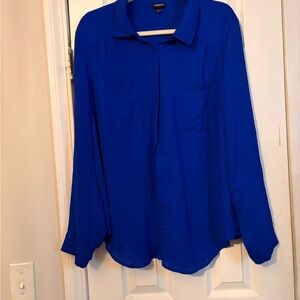 Torrid Royal Blue Blouse